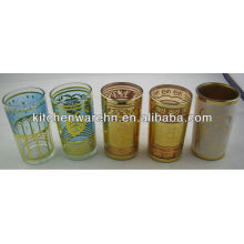 Haonai Glass 8oz Set of Tea Glass Cups